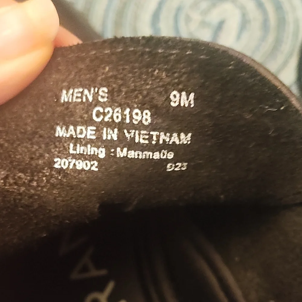 Black Leather Men's Shoes